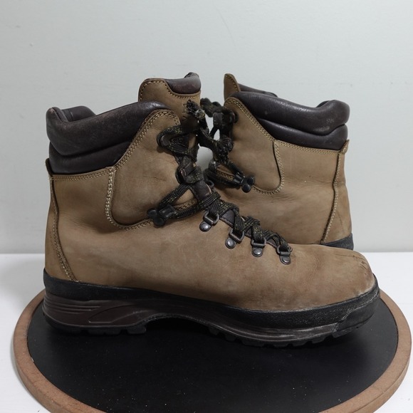 Rockport XCS Hiking Boots Men‎ 13W Brown Leather Vibram Outdoor Trail Made Italy main image 7